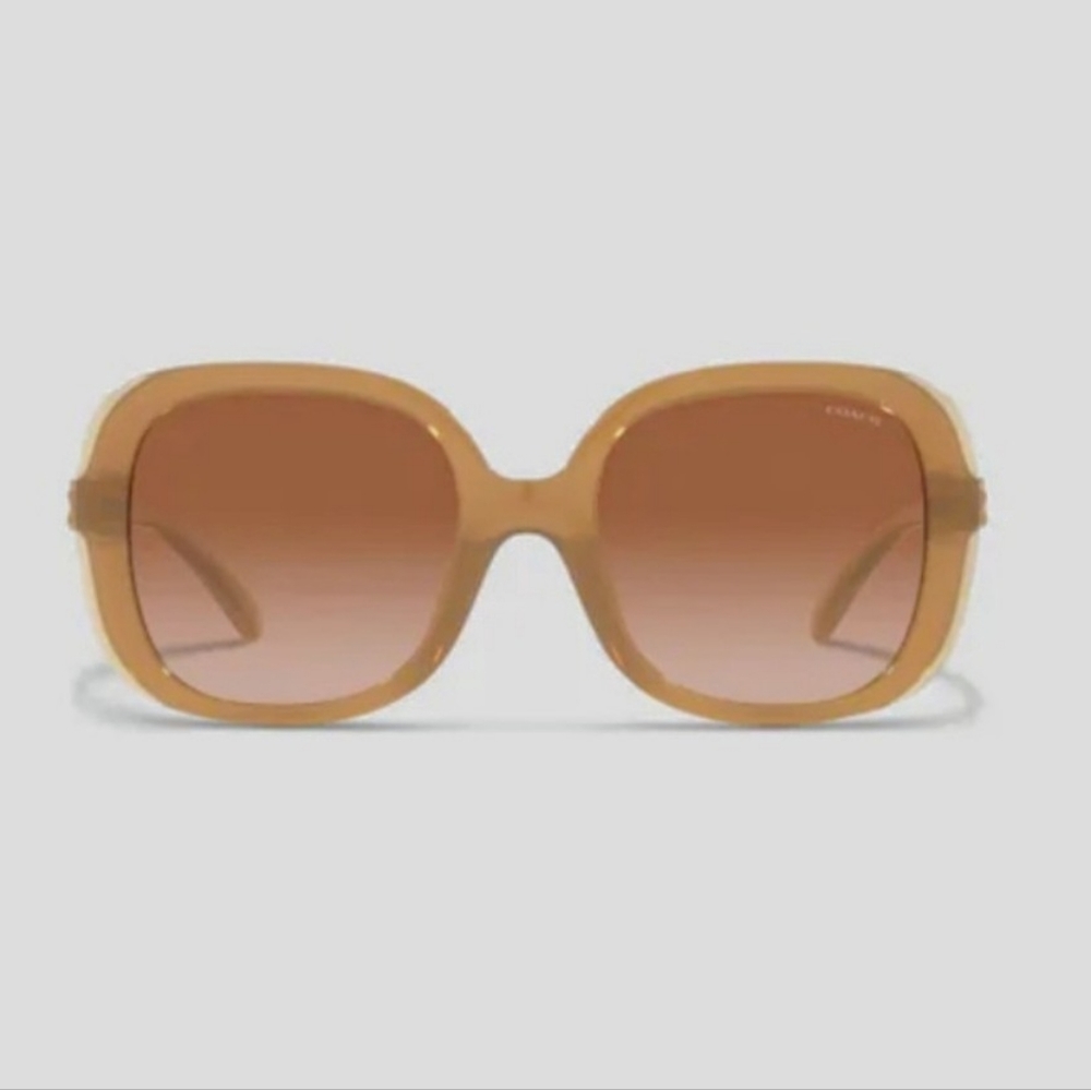 Authentic Coach milky beige sunglasses